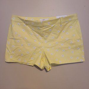 YELLOW SHORTS WITH DAISY